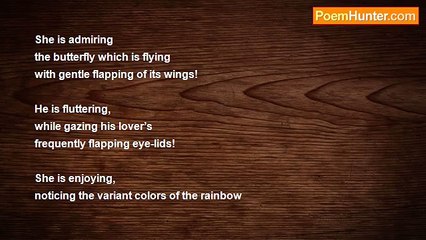 Dr.V.K. Kanniappan - She Is Admiring The Butterfly!