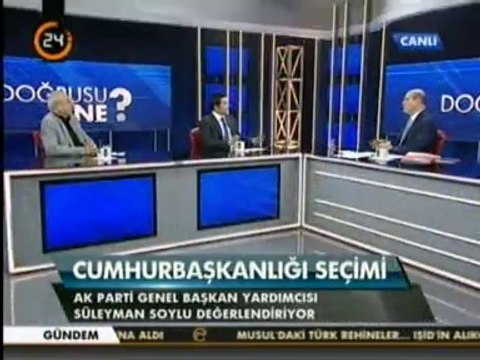 Genel Başkan Yardımcısı Süleyman Soylu, Cumhurbaşkanlığı Seçimini Kanal24'de Melih Yiğitel ile