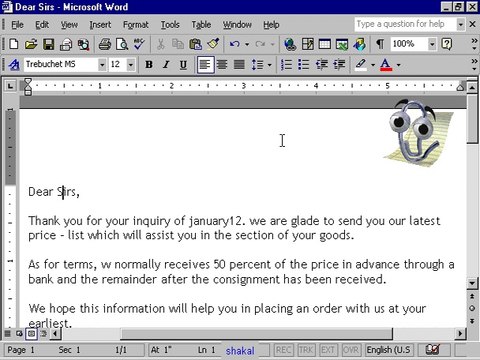 free MS word 2013 Balochi, bravi Urdu, Hindi Tutorial 4-4 ( shaigle.com)