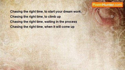 Warrior Writes - Chasing the right time