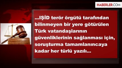 Rehine Krizine Yayın Yasağı