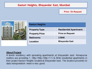 new projects of residential apartment in bhayander east