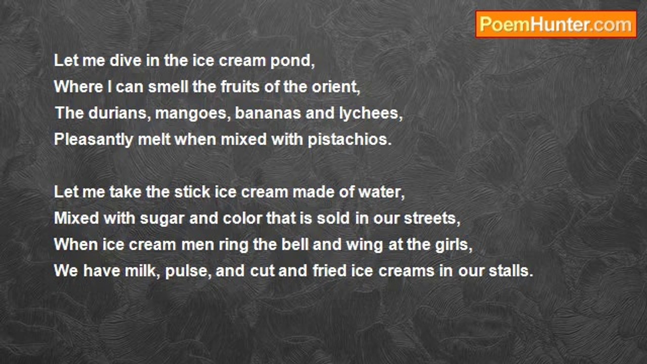 veeraiyah subbulakshmi - Ice cream!