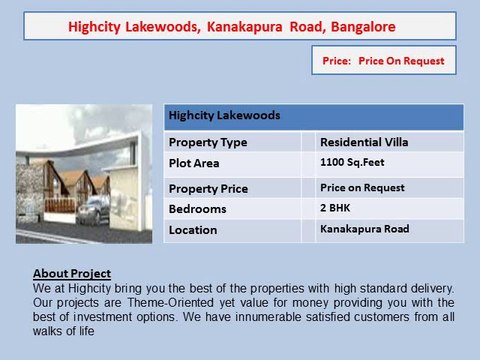 villas in kanakapura road bangalore