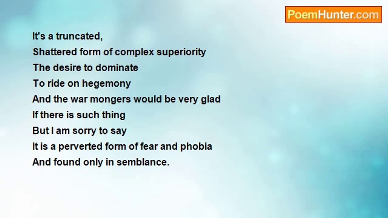 Abdul Wahab - >>> Semblance of superiority