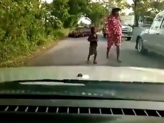Street Flooded With Thousands Of Ducks