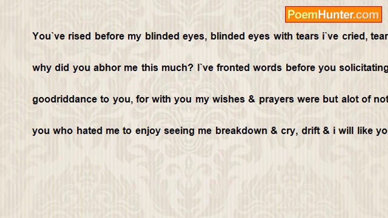 William Ndweisile Somenze - Good Riddance Old Year