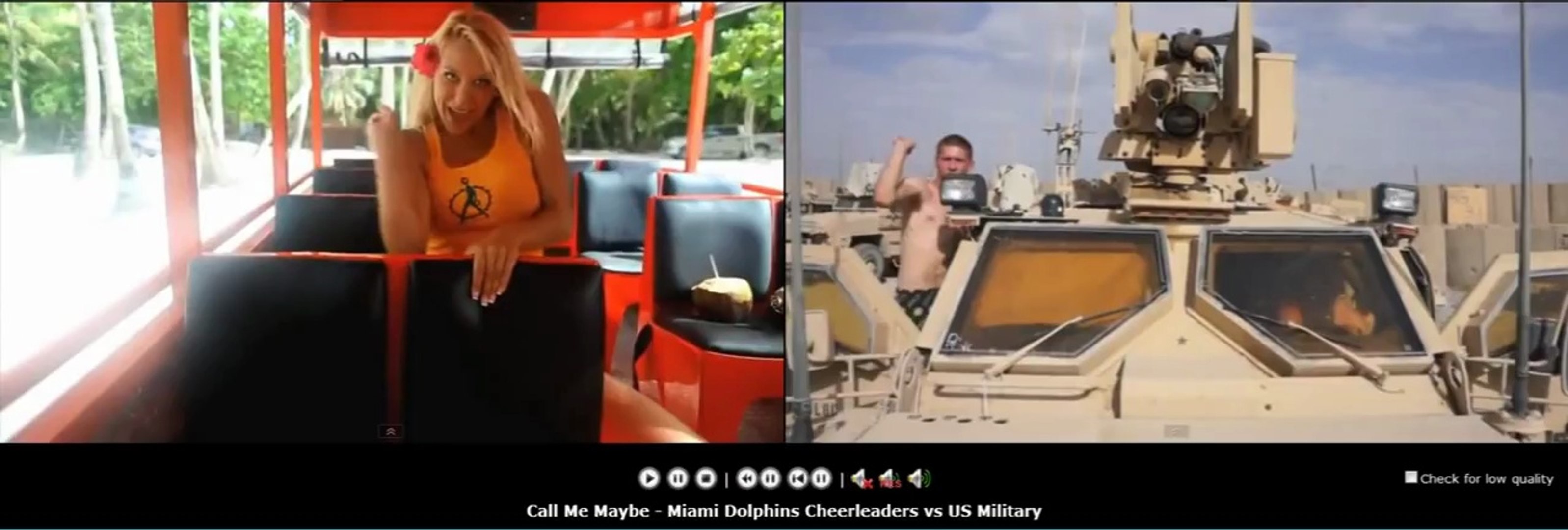 Call Me Maybe Miami Dolphins Cheerleaders Vs Us Military Video Dailymotion