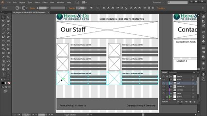 Fleshing out the rest of our wireframes