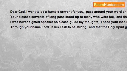 Alice praises YHVH - Humble Servent