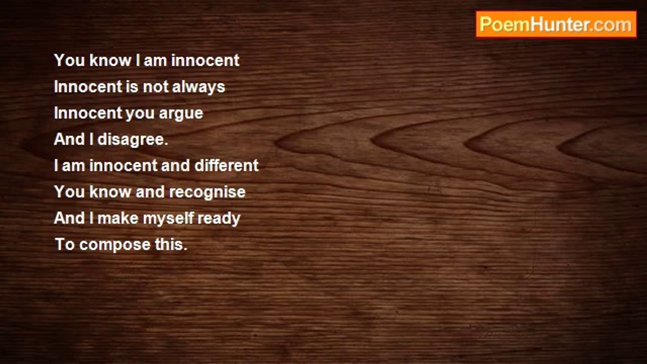 gajanan mishra - Innocent
