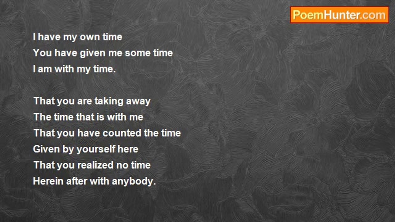 gajanan mishra - Own time
