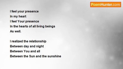 gajanan mishra - I feel Your presence