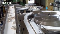 rotary feeding system, chocolate bar packaging, confectionery bar packaging
