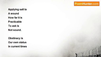 gajanan mishra - Salt To A Wound