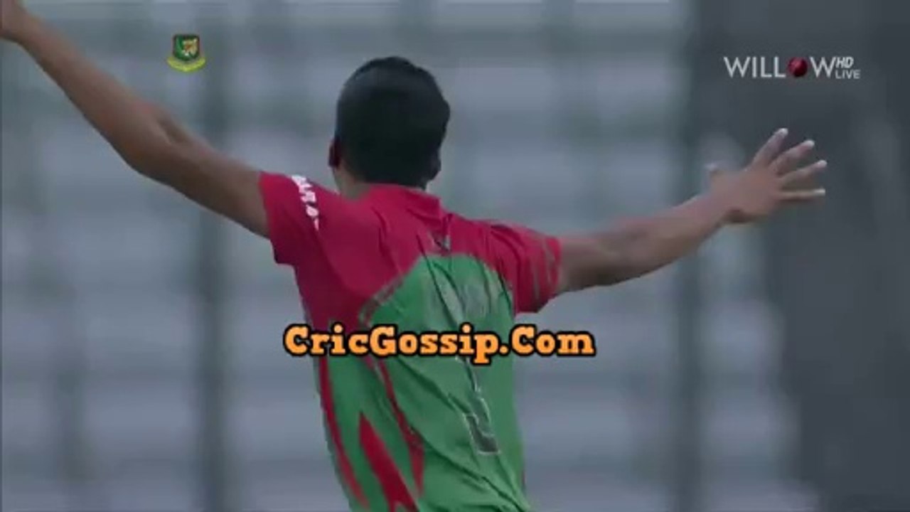 Video | Taskin Ahmed 5 Wickets  for 28 Against India 2nd ODI Dhaka 17 June 2014