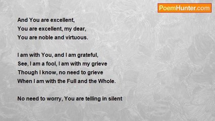 gajanan mishra - And You are excellent, my dear