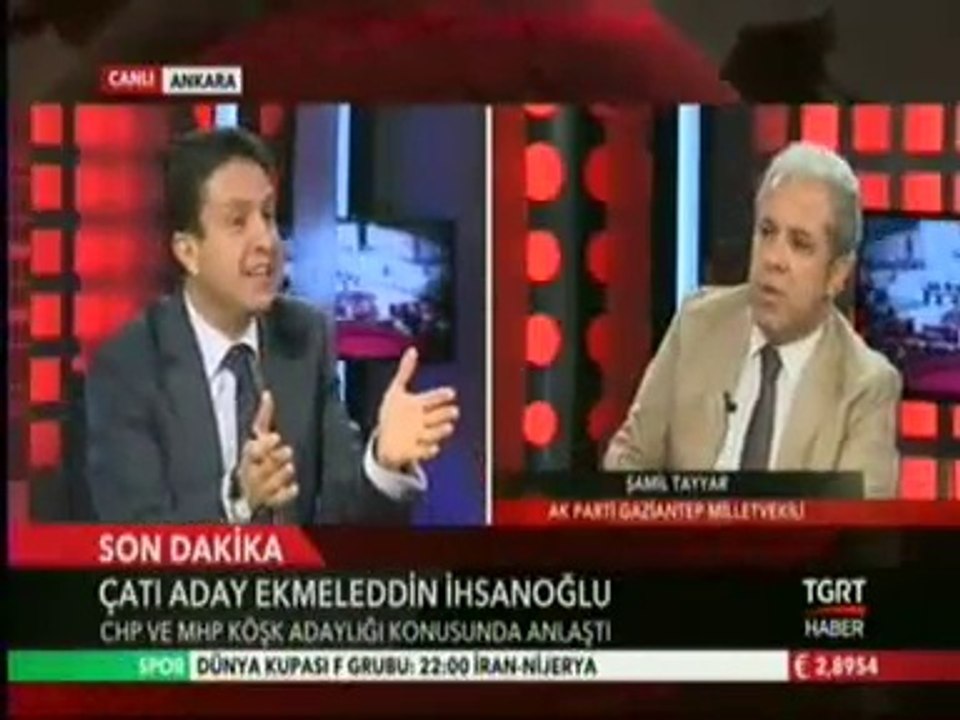 Ak Parti Gaziantep Milletvekili Şamil Tayyar, Muhalefetin Cumhurbaşkanı Adayı