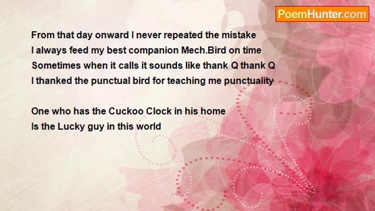 KAVIN CHARALAN - The Cuckoo Clock