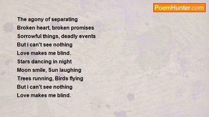 Sagar Shelar - Love Makes Me Blind