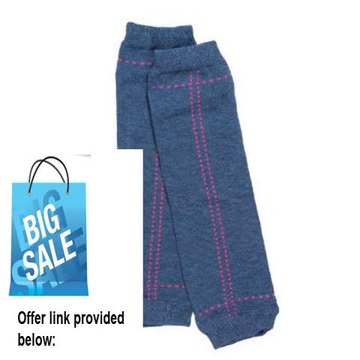 Best Deals juDanzy baby girls and toddler blue jean print leg warmers Review