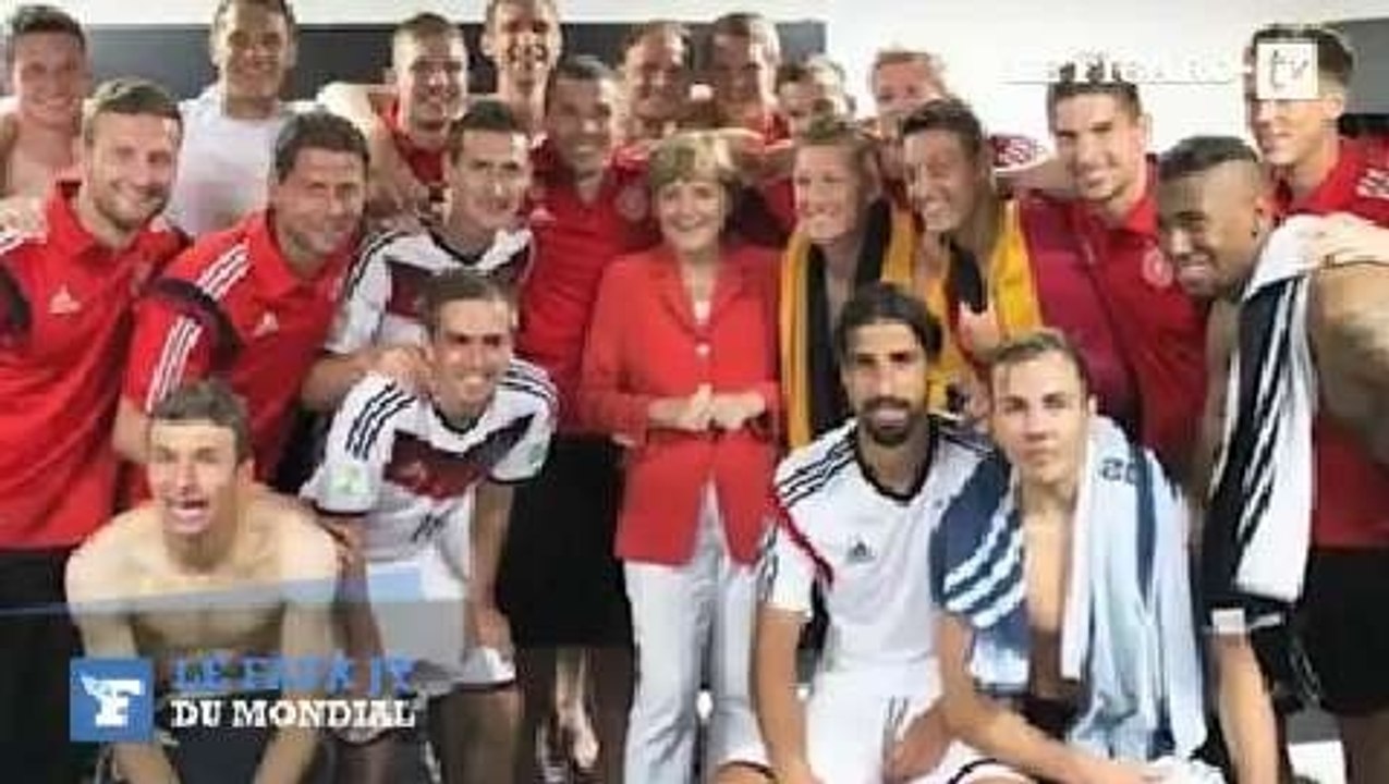 Le (faux) JT du Mondial : Angela Merkel, 12ème homme de l'équipe d'Allemagne