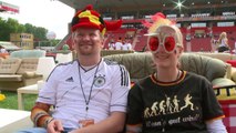 Mondial: à Berlin, les canapés des supporteurs en plein stade