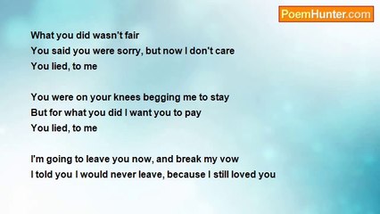 Shelly 945 - You Lied To Me