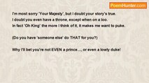 Bri Edwards - I Doubt Your Word 'King'! ...[TheKingThatWasBigHead aka King Big Head; Humor; Short]