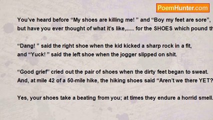 Bri Edwards - Shoe Relief....... [Shoe Misery; Humor; Good Foot Etiquette]