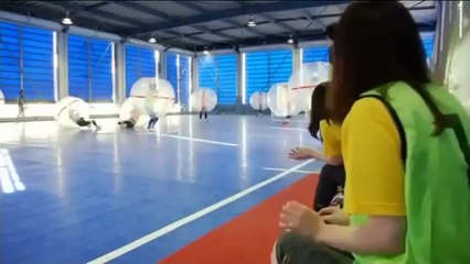 Bubble football madness in Japan!