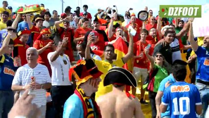 CM 2014, ALG-BEL H-2 Les supporters arrivent