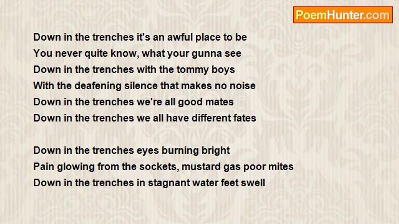 Beth White - Down in the trenches