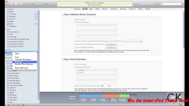 How to backup your Apple iPhone, iPad and iPod Touch through iTunes