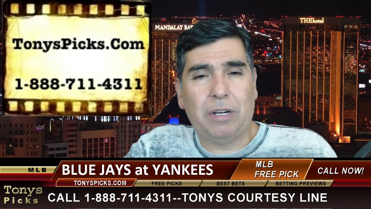 New York Yankees vs. Toronto Blue Jays Pick Prediction MLB Odds Preview 6-17-2014