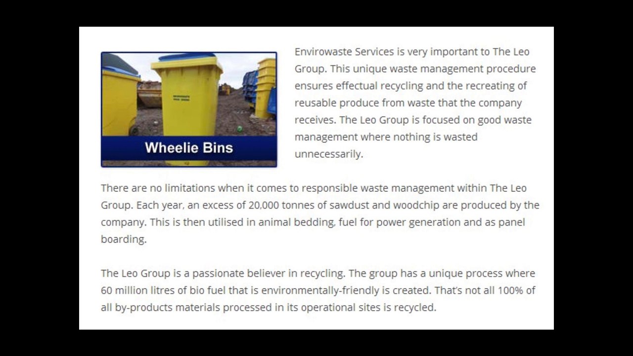 The Leo Group – Recycling