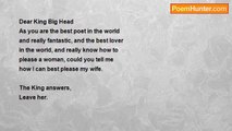 The King That Was Big Head - The King Big Head Problem Page