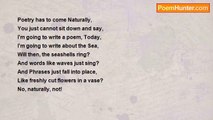 Sandra Feldman - The Birth Of A Poem