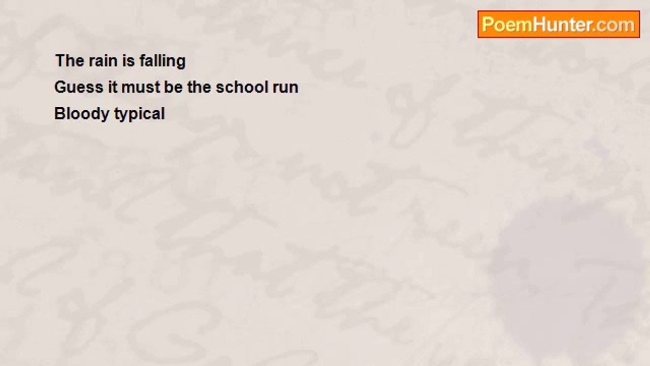 Stevie Taite - School pick up haiku