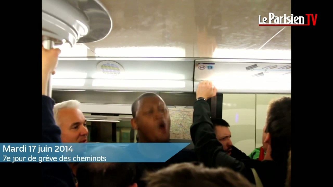 Grève SNCF. Des cheminots bloquent les voies gare Montparnasse