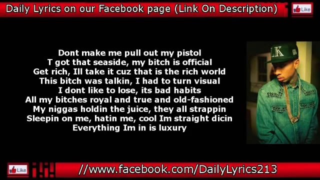 Tyga - Pressed Feat. Honey Cocaine (Lyrics HQ) [Well Done 4]