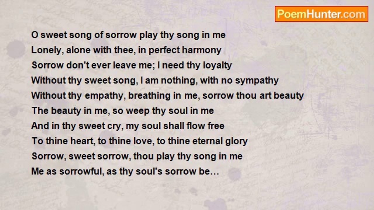 Kevin Michael Murphy - O sweet song of sorrow play thy song in me