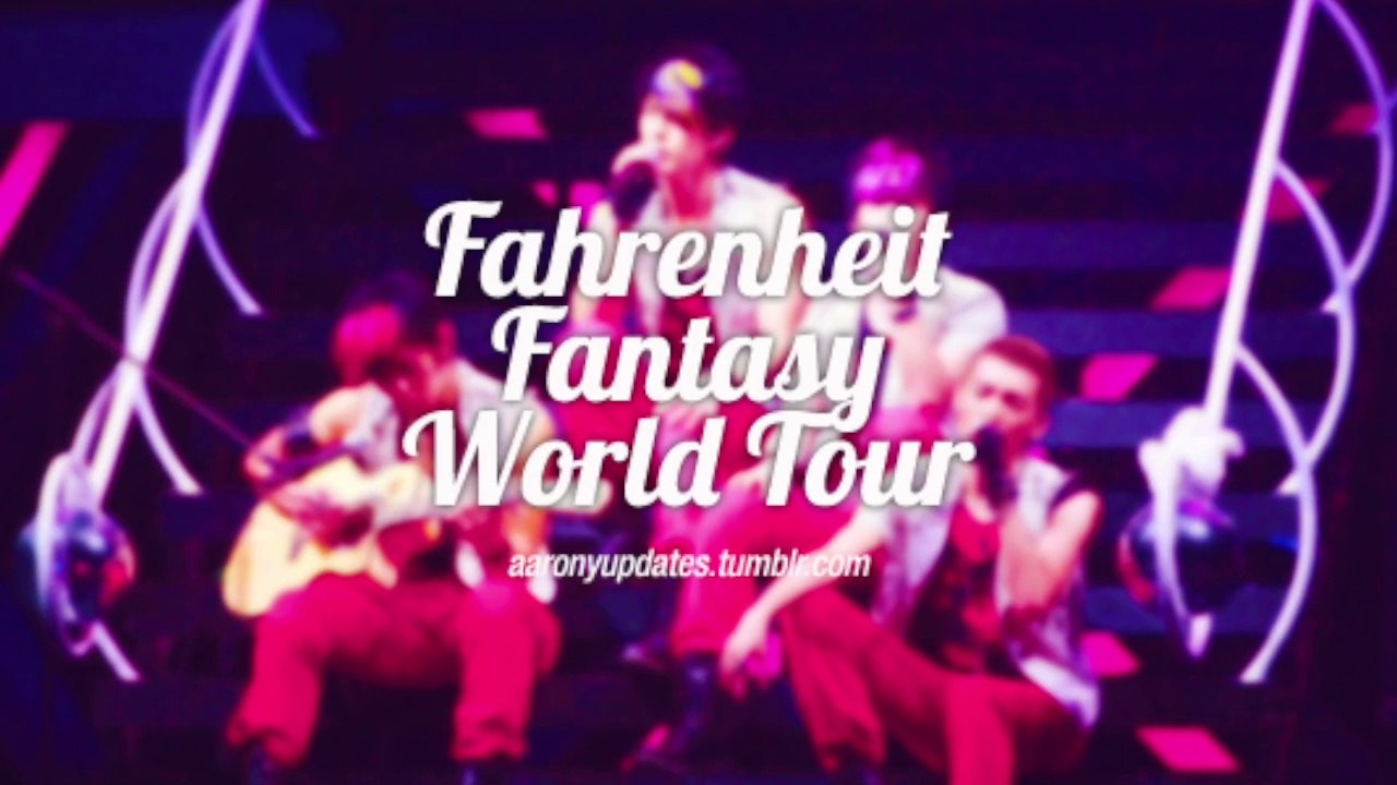 • CONCERT • Fahrenheit passing on to Aaron at Frh's concert • AYU •