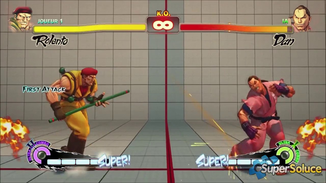 Ultra Street Fighter IV : Rolento - Coups spéciaux