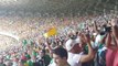 Torcida argelina explode em comemoração de gol de pênalti