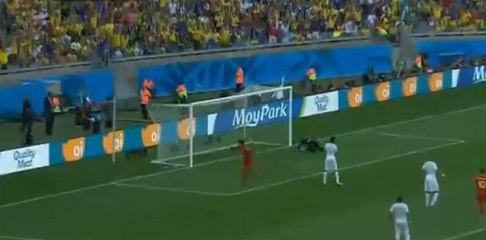 هدف التعادل لبلجيكا