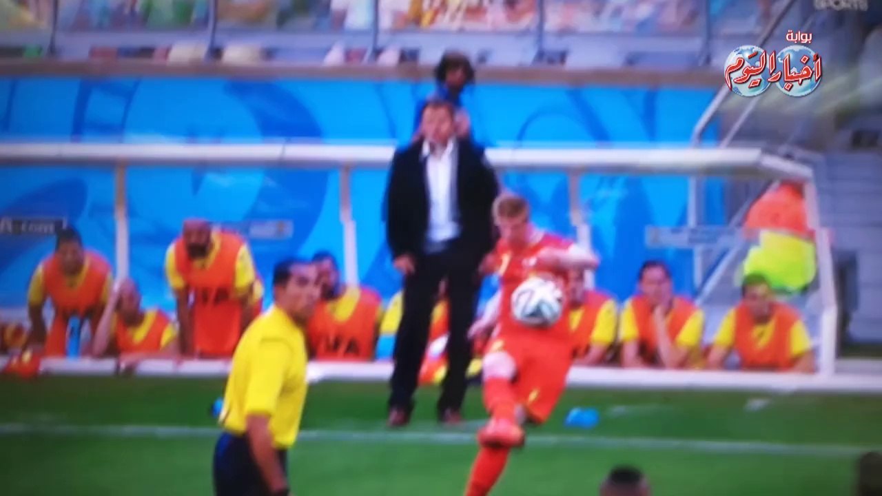 هدف التعادل لبلجيكا في مرمى الجزائر