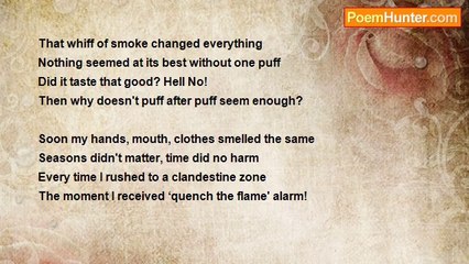 Neha Godambe - My First Cig Puff