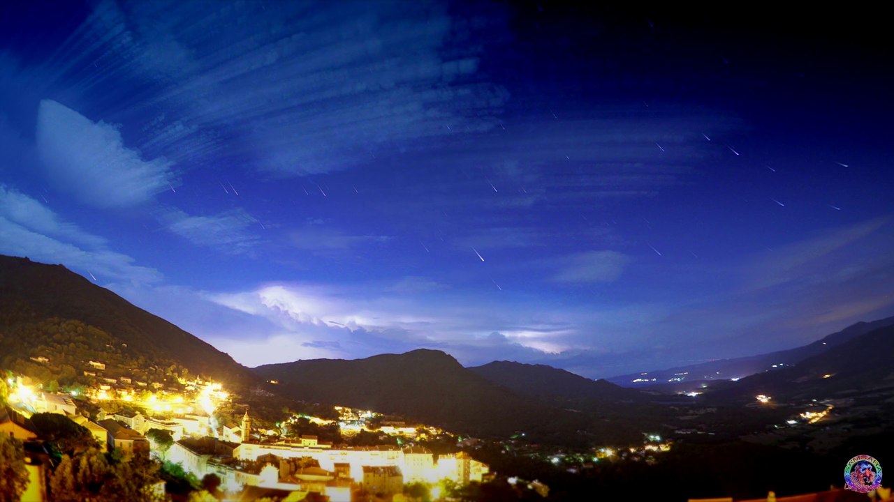 Thunderstorm Lightning Timelapse From Corsica - Orage et tempete en Corse sur le Valinco
