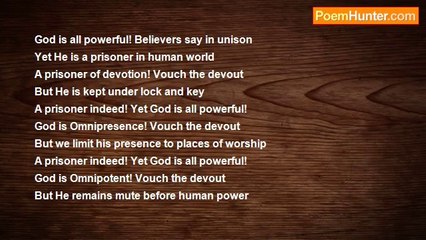 Somanathan Iyer - God-the Prisoner